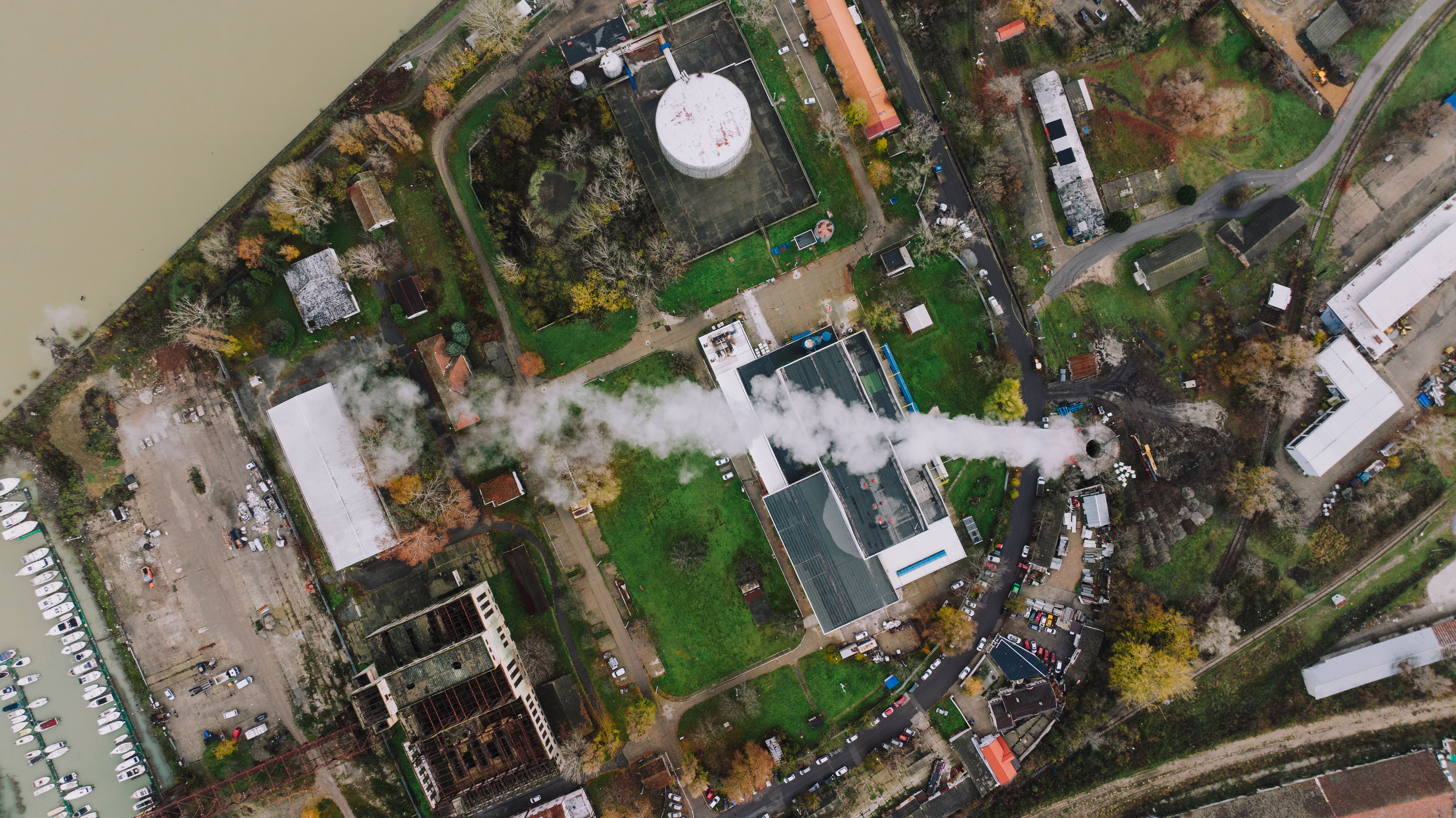 Industrial facility aerial inspection