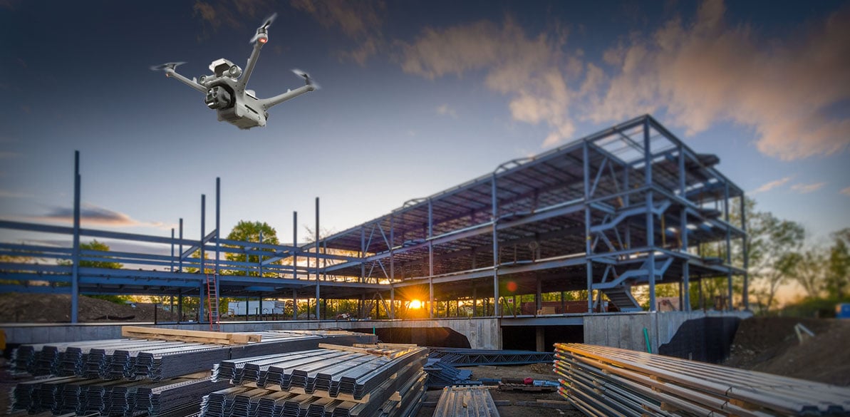 Drone in flight